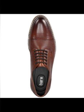 Bar‎ III Parker Brown Leather Cap Toe Brogue Oxfords 10.5M